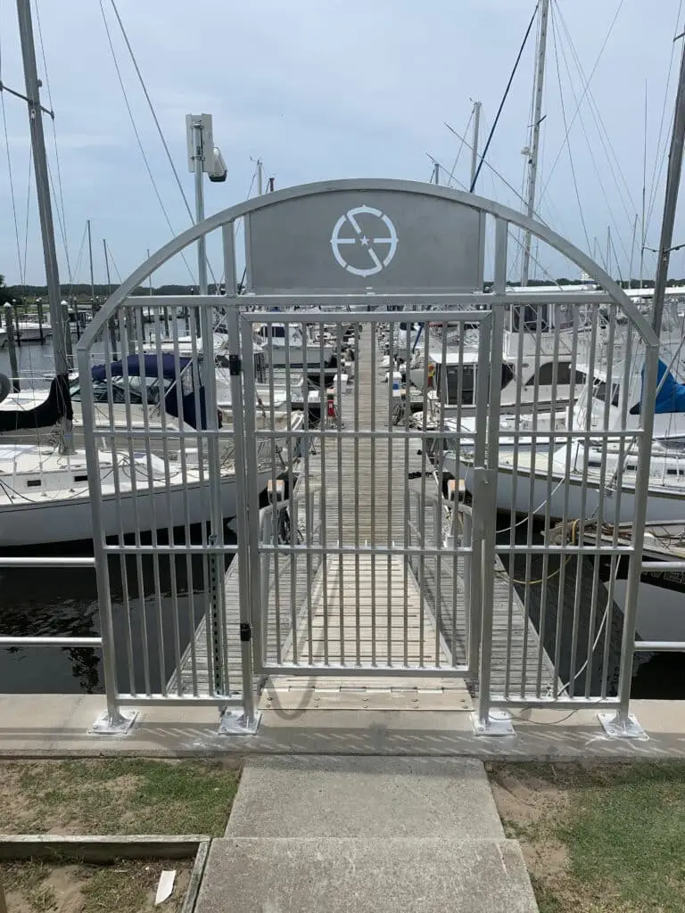 Pedestrian Metal Gate